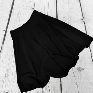 Kathy Women's Mini Skater Skirt Black Size Small